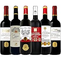 Amazon.co.jp: ボルドー赤ワイン セット 美味しい赤ワイン 飲み比べ 6